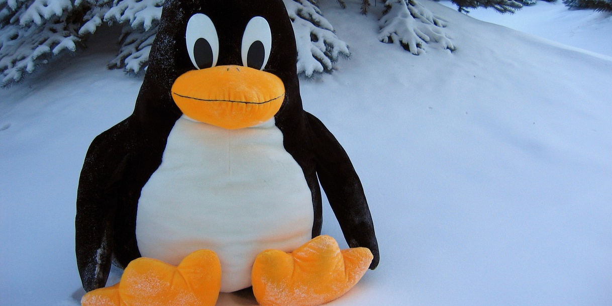 Tux, das Maskottchen von Linux