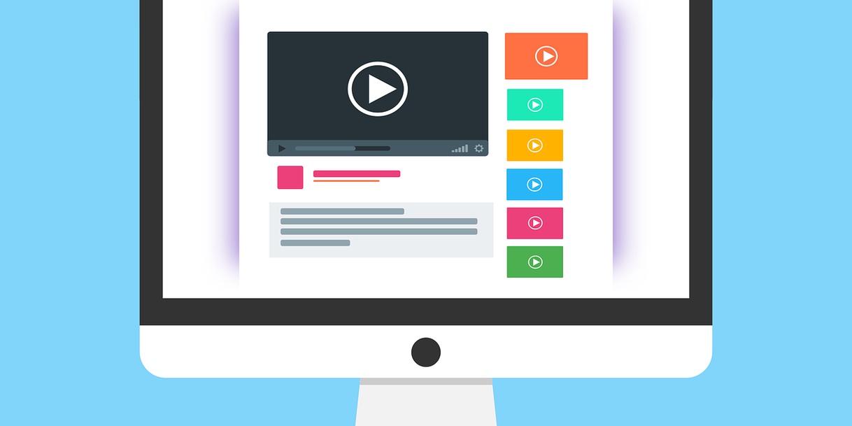 Layout Illustration of a video website
